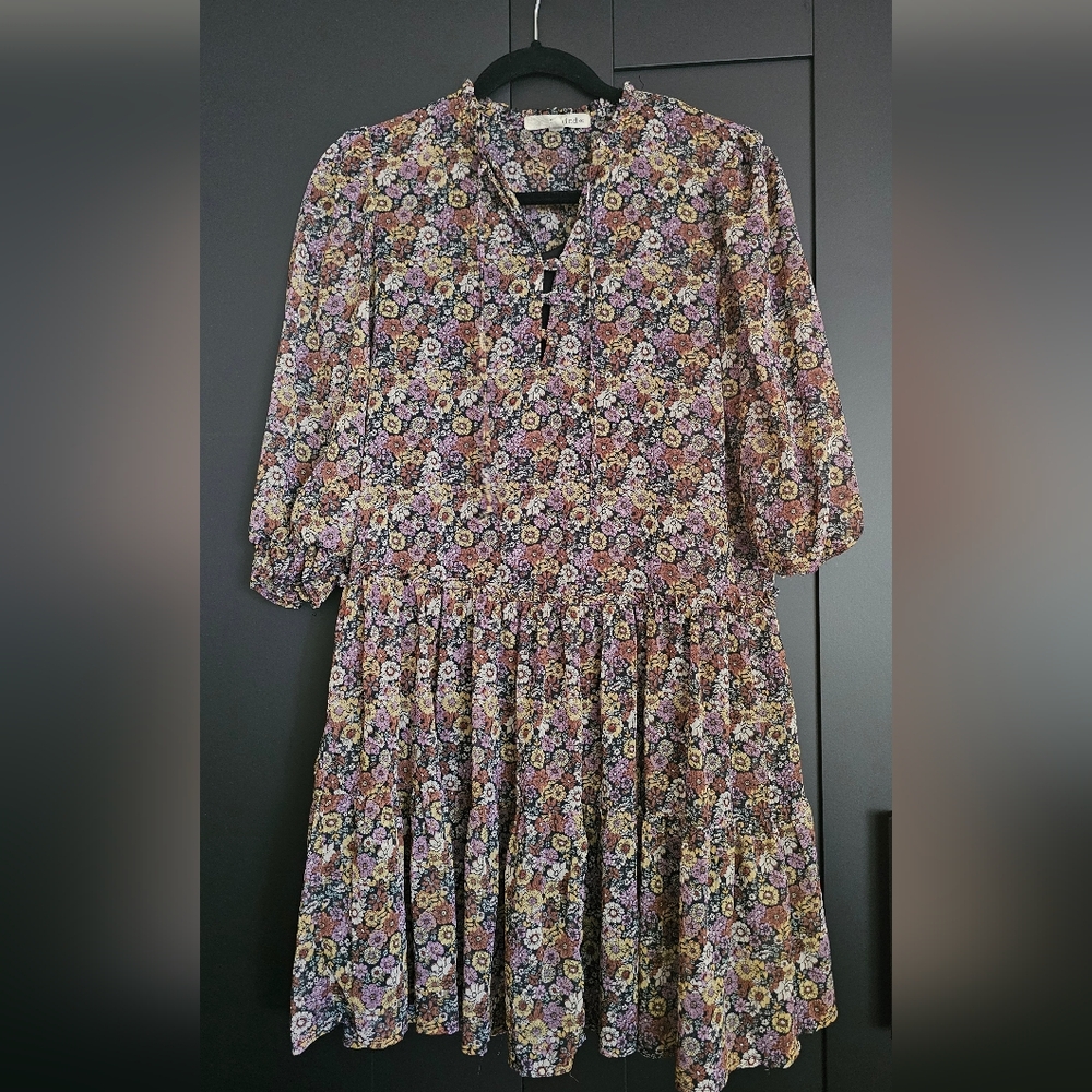 Rewind Floral Multicolor Dress